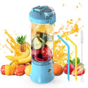 Mixeur Blender Portable USB Rechargeable – 380 Ml, 6 Lames Inox, Sans Fil Pour Smoothie, Jus, Sport, Voyage - 2